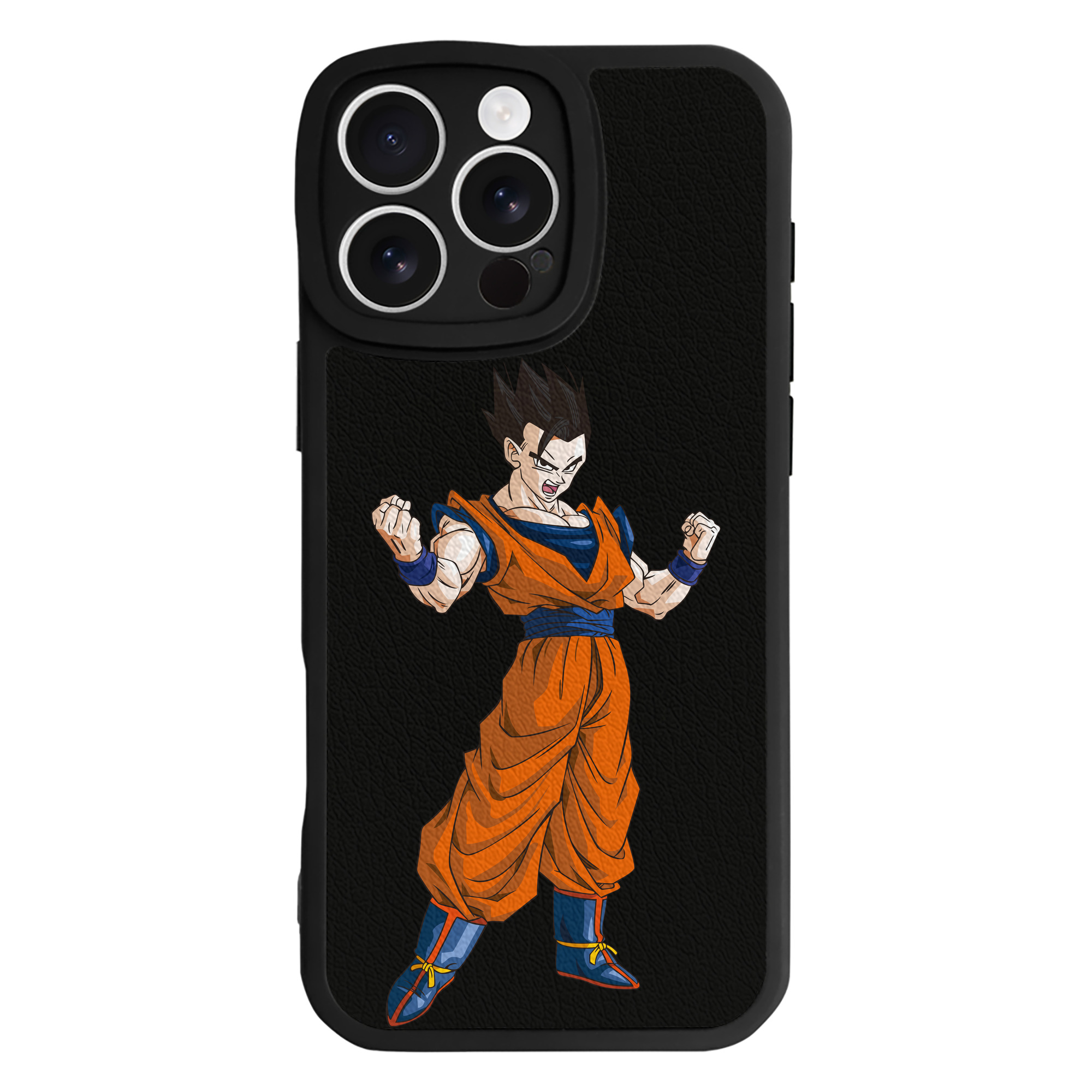（画像用） ドラゴンボール 孫 悟飯（そんごはん）DRAGON BALL Son Gohan 【iPhone 16シリーズ対応】シリコンスマホケース（レザー調） 材質：シリコン